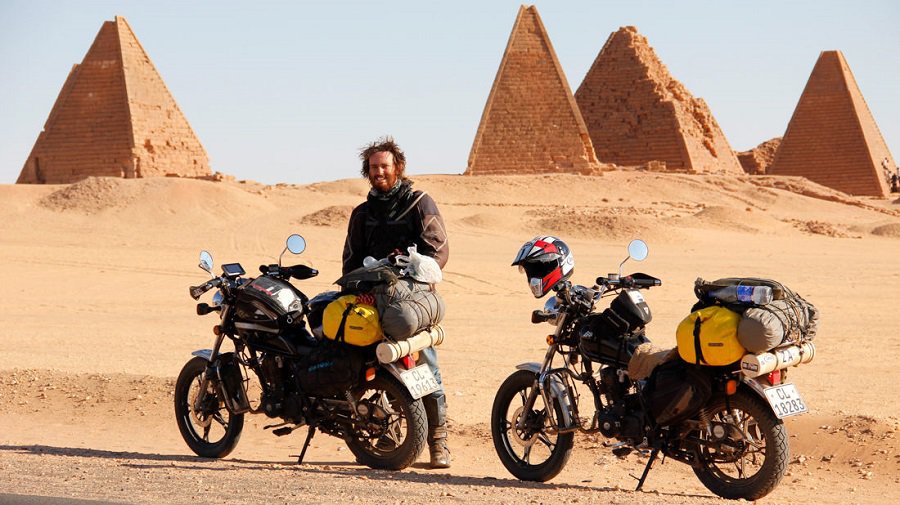 Cape to Cairo on 200 cc motorcycle