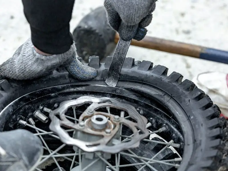 Few new adventure bikes still ride on tube type tires