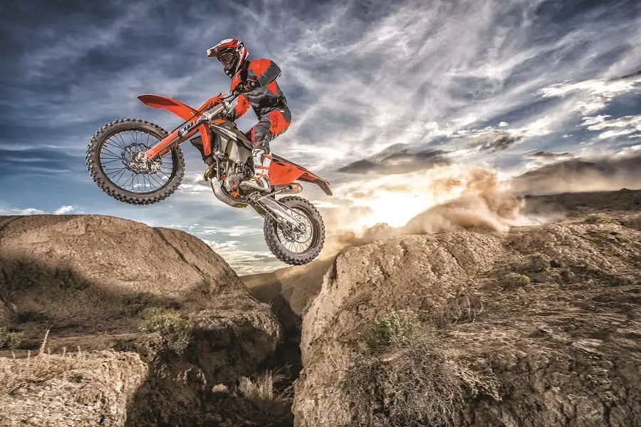 Dirt bikes are made for off-roading, not for comfort