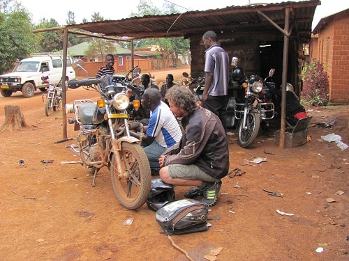Carb kit replaced in rural Tanzania