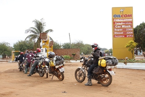 Small motorcycles are popular in developing countries