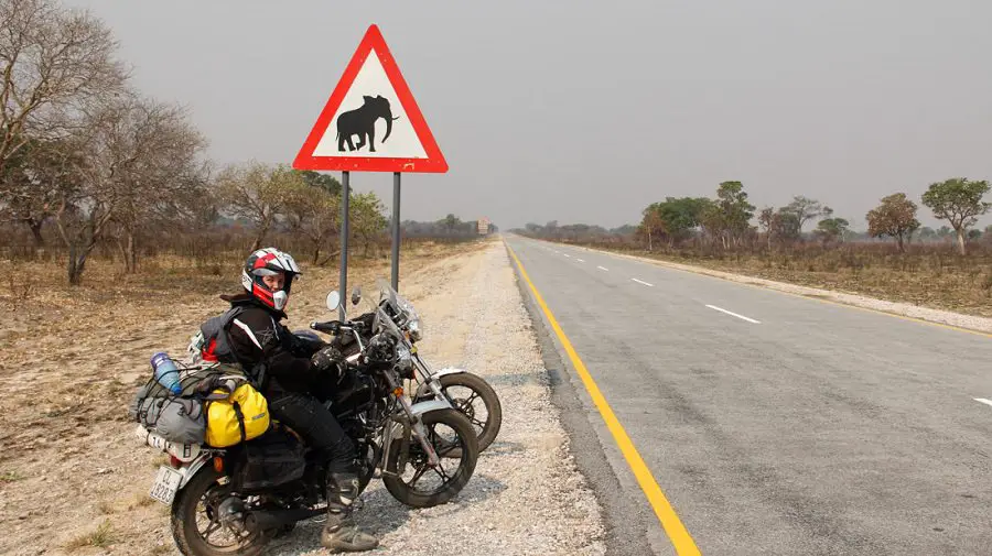 Touring on a short bike is not too uncomfortable