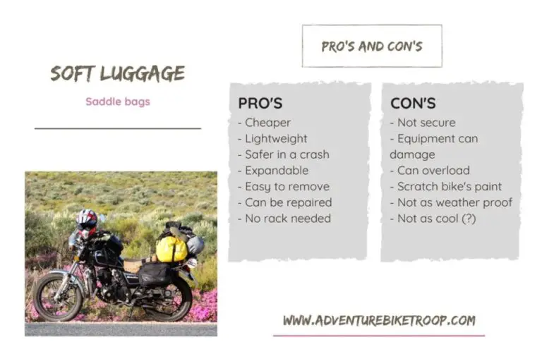 Dual Sport and Adventure Riding Hard Luggage vs Soft Luggage