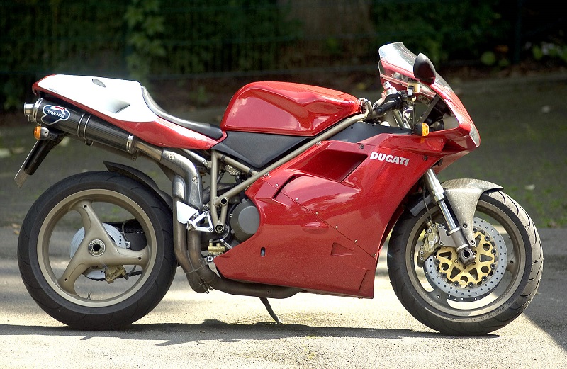 My dream bike when I was young, the Ducati 916 SPS