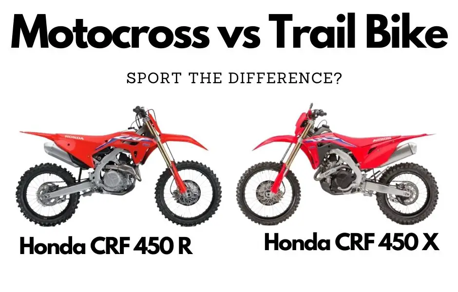 Honda CRF 450 R vs Honda CRF 450 X