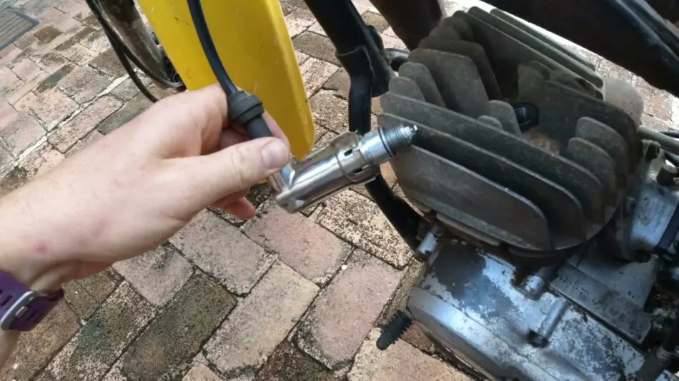 Check for spark on your motorcycle